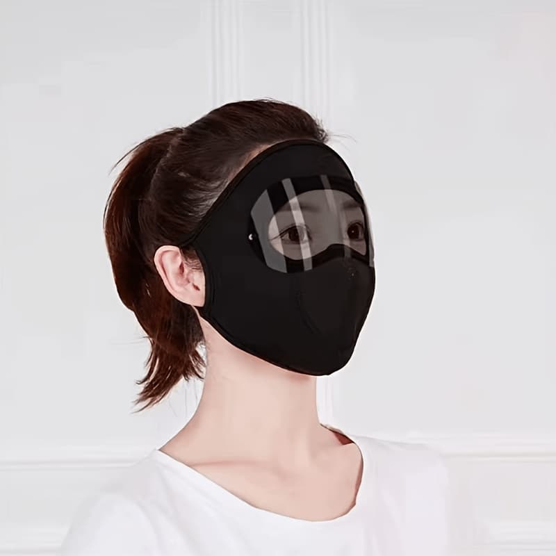 TEMU 5 Different Colors Suitable For Sports, Outdoor Activities, And Cycling. Made From Breathable, Comfortable Material; No Batteries Required. With Windshield And Mask (mask Goggles, Mask) Gift