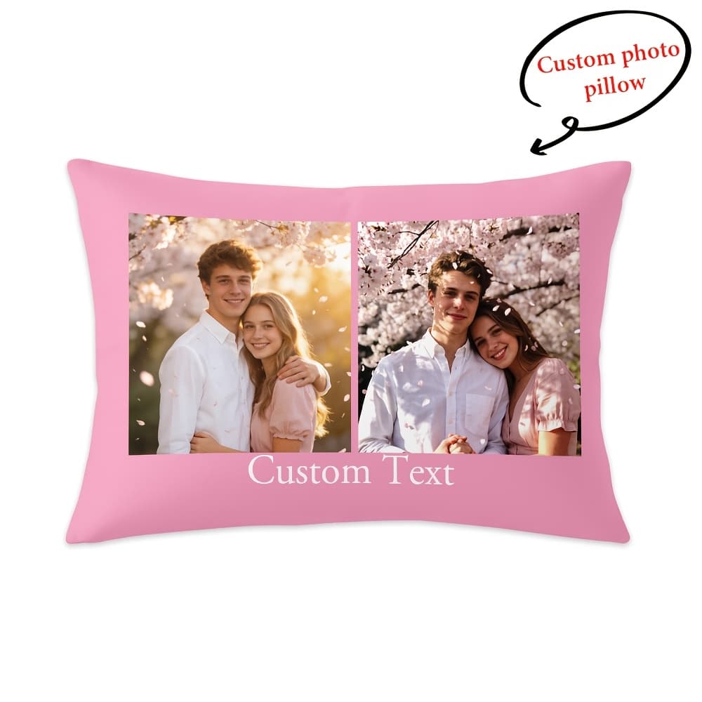 TEMU 1pc Customized Photo Print Pillowcase, Size 50*30cm, Brother Pillowcase, Romantic Gift, Christmas Gift, Mother's Day Gift, Father's Day Gift, Birthday Gift, Thanksgiving Gift, No Pillow Core