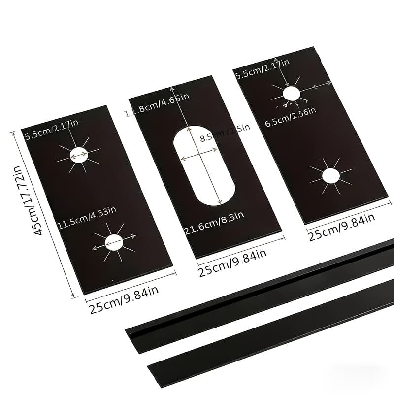 TEMU 3pcs Gas Stove Protector/ Cover Set 2pcs Set -resistant, , Easy-clean, Reusable Kitchen Accessories Protects Burners And Prevents Scratches Suitable Gas Stoves