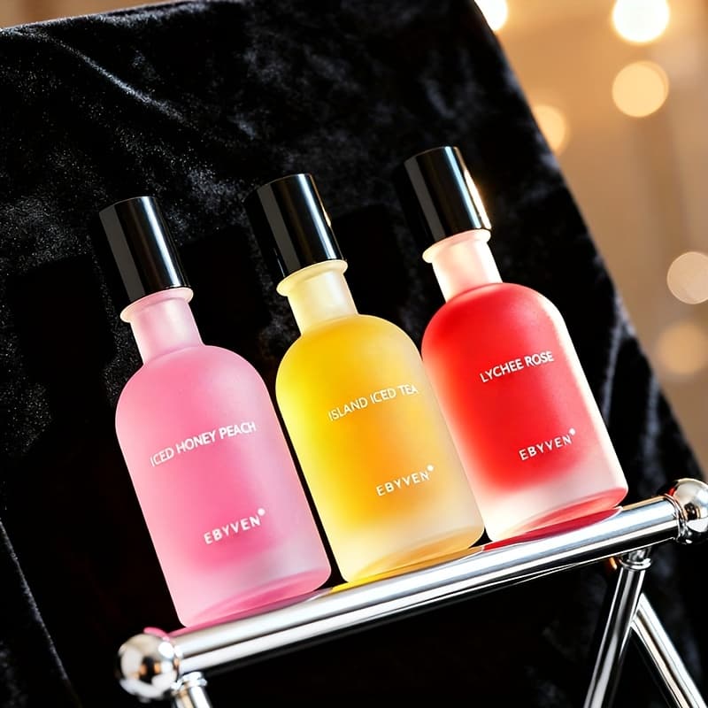 TEMU 1pc/3pcs Series Perfume, Women's Perfume, Scents Of Iced Tea, Lychee, Rose, Peach, Suitable For Dates, Leisure, Office, The For Gifting To , Long-lasting Fragrance, Fresh Notes