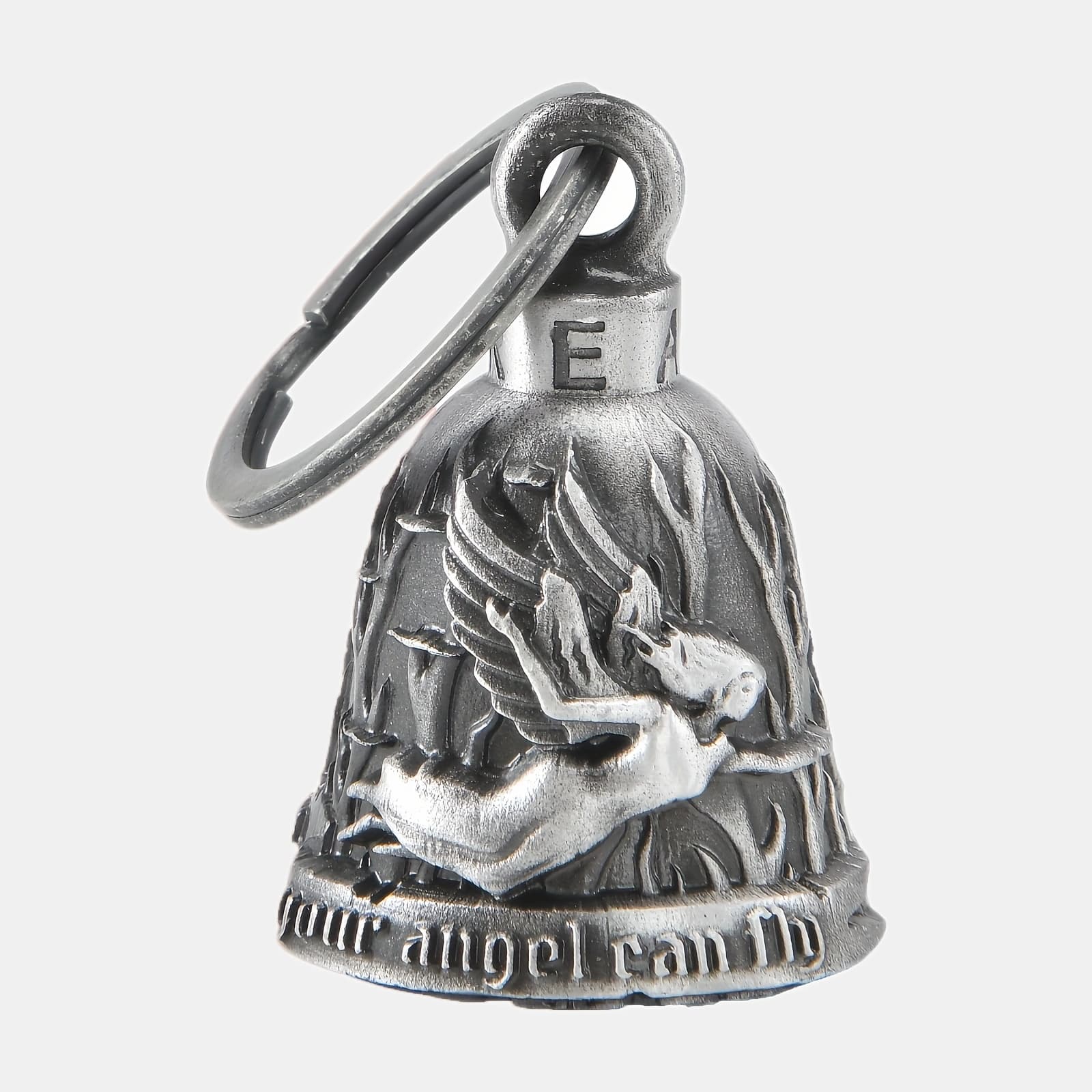 TEMU Motorcycle Bell Motorcycle Key Chain For Bikers Womenmen W/hanger Biker, Bell For , Good Luck Riding Bell Spirit Bell Moto Accessories