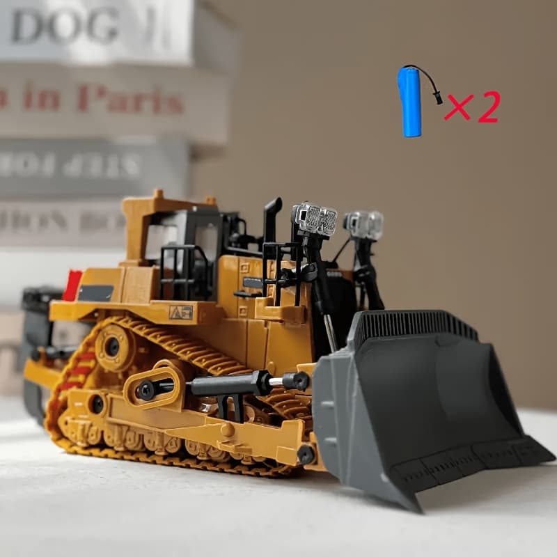 TEMU 1: 24 Alloy Bulldozer (9 Channels), Of , , , , And Sound, Suitable As A Christmas And Birthday Gift
