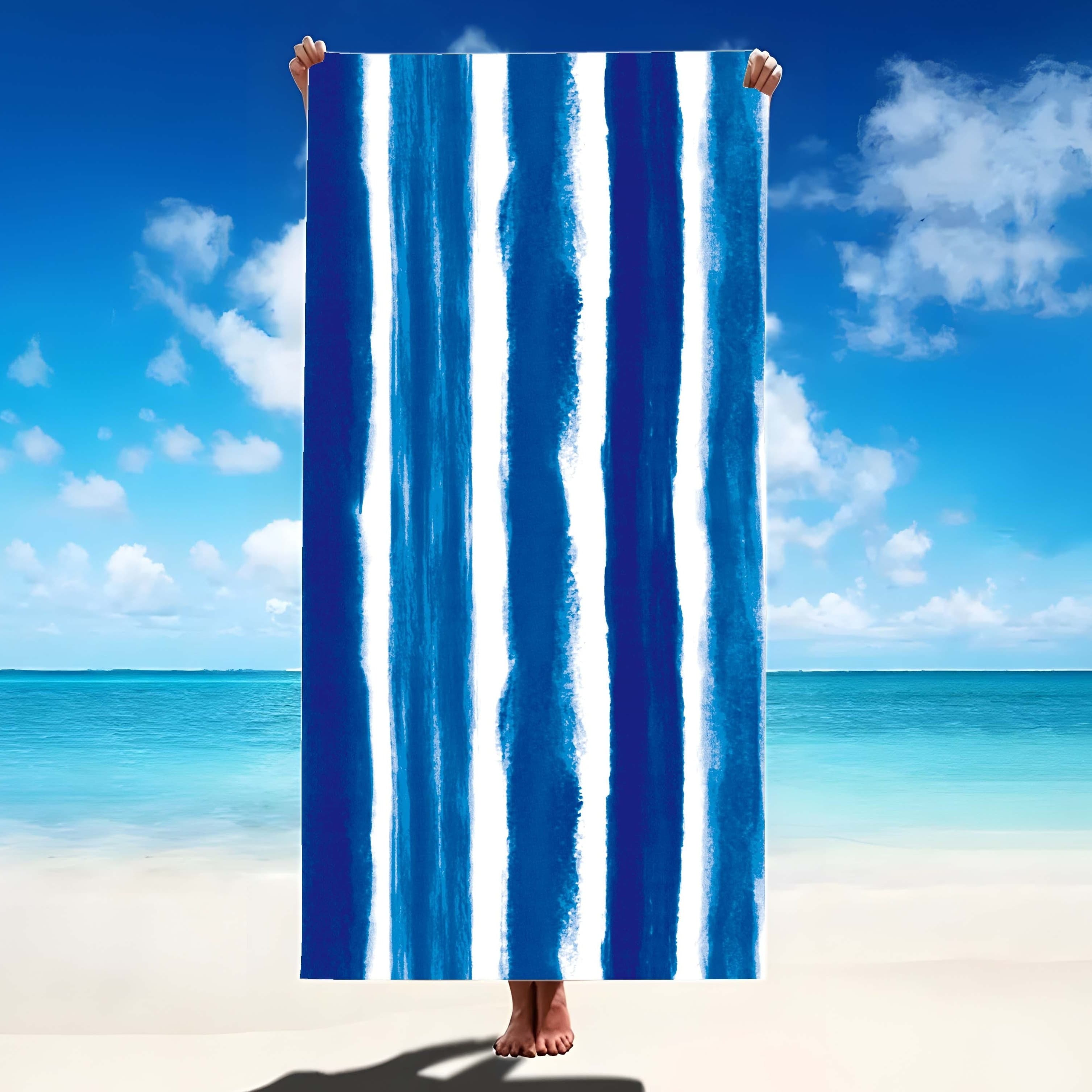 TEMU Promo Bulk 14 Patterns Microfiber Oversized Terry Pool Beach Towel Blanket 71"x31.5"in, 70‘'x31.4‘' In, Xl Extra Large Big Camping Travel Swim Towels Yoga Mat Bulk For Body, Women
