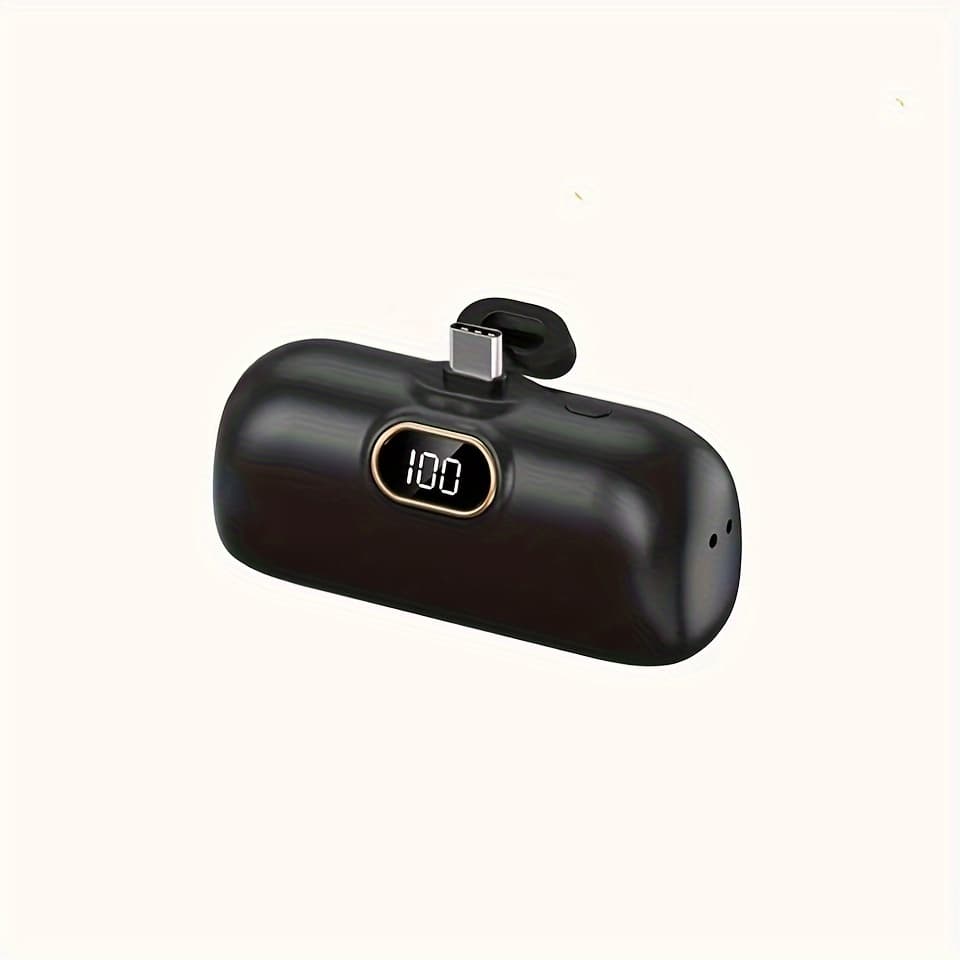 TEMU 5000mah Ultra- Bank - Portable Phone Charger With Emergency Power, Pocket-sized Design, And Wide - Perfect For Type-c, , And More