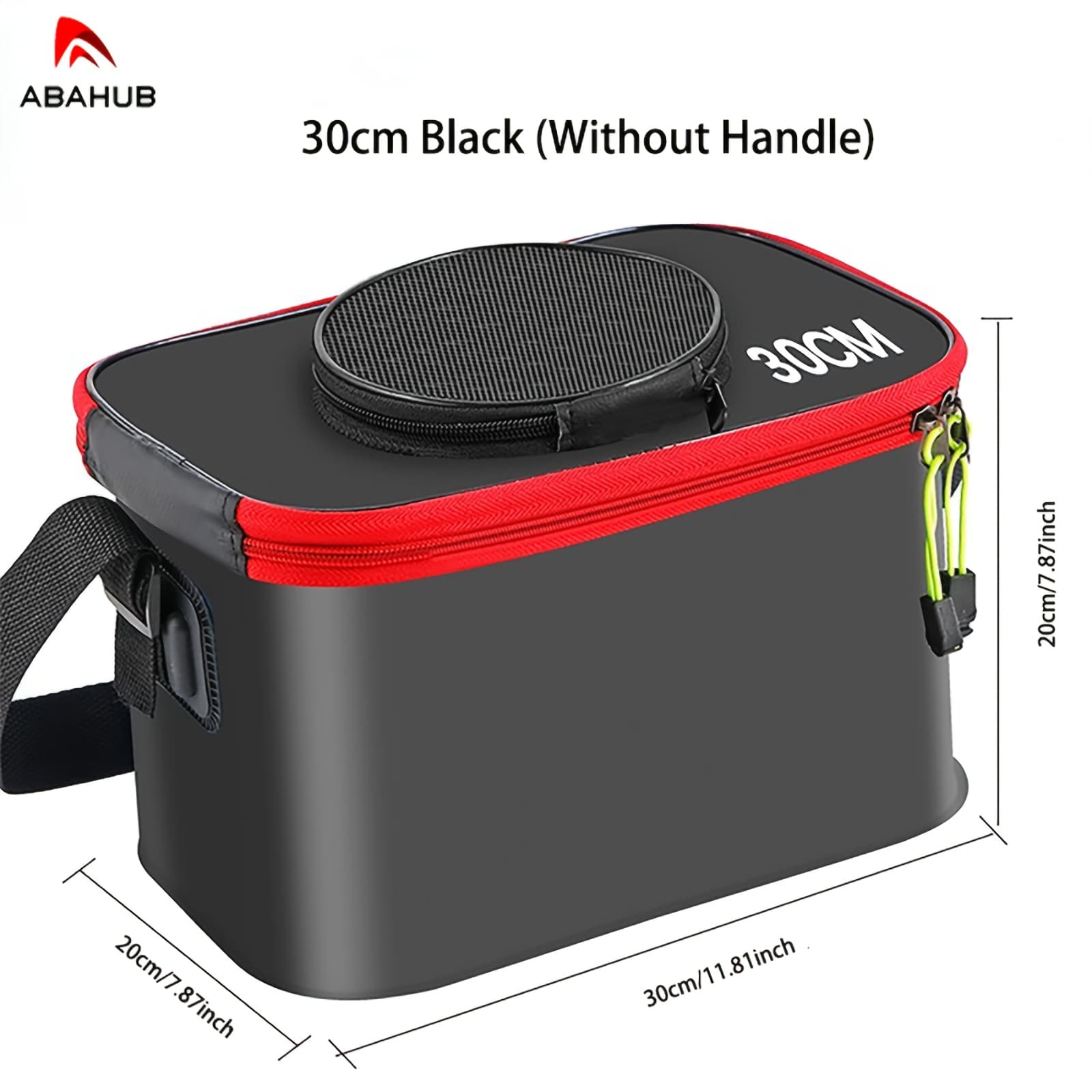 TEMU Abahub Eva Collapsible Thick Fishing Container, Versatile Handheld Fishing Equipment Organizer And Fish Holder