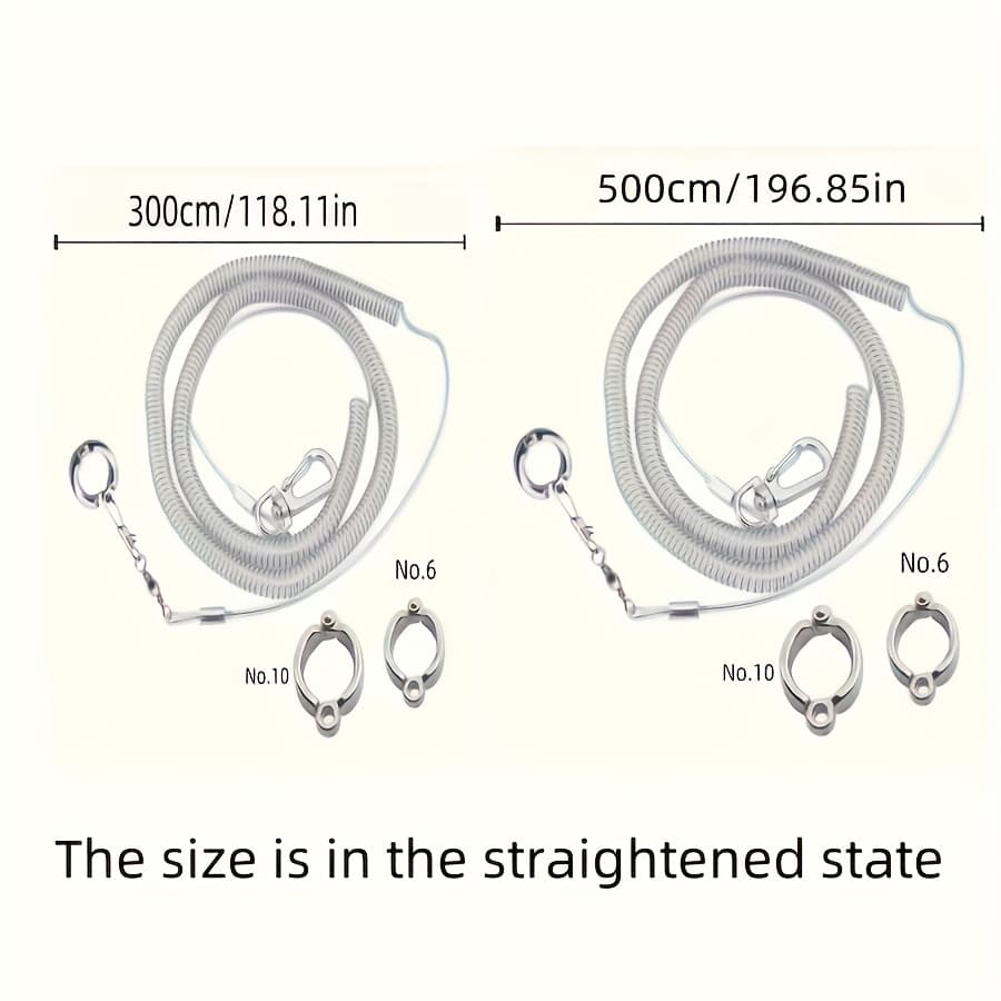 TEMU 1pc Parrot Tying Rope Training Traction Flying Rope Parrot Supplies Tool Bird Supplies Parrot Bird Leg Ring Ankle Chain