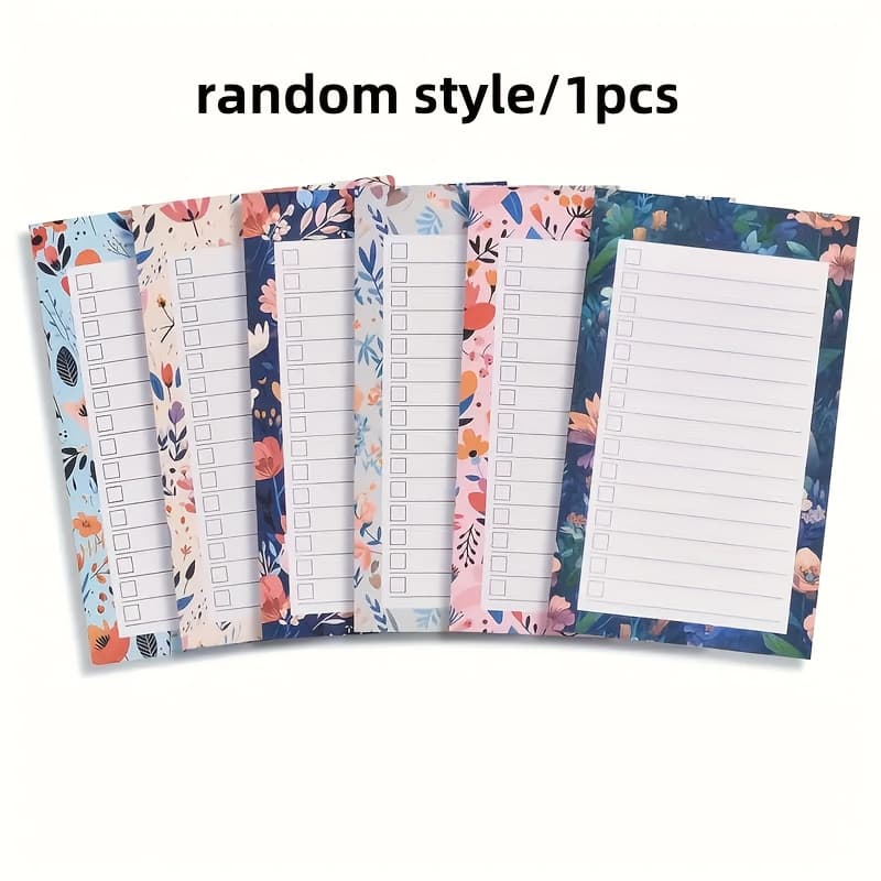 TEMU 1pc Magnetic To-do List Sticky Notes - Tear-, Magnetic Backing, For Shopping And To-do Reminders Random Style