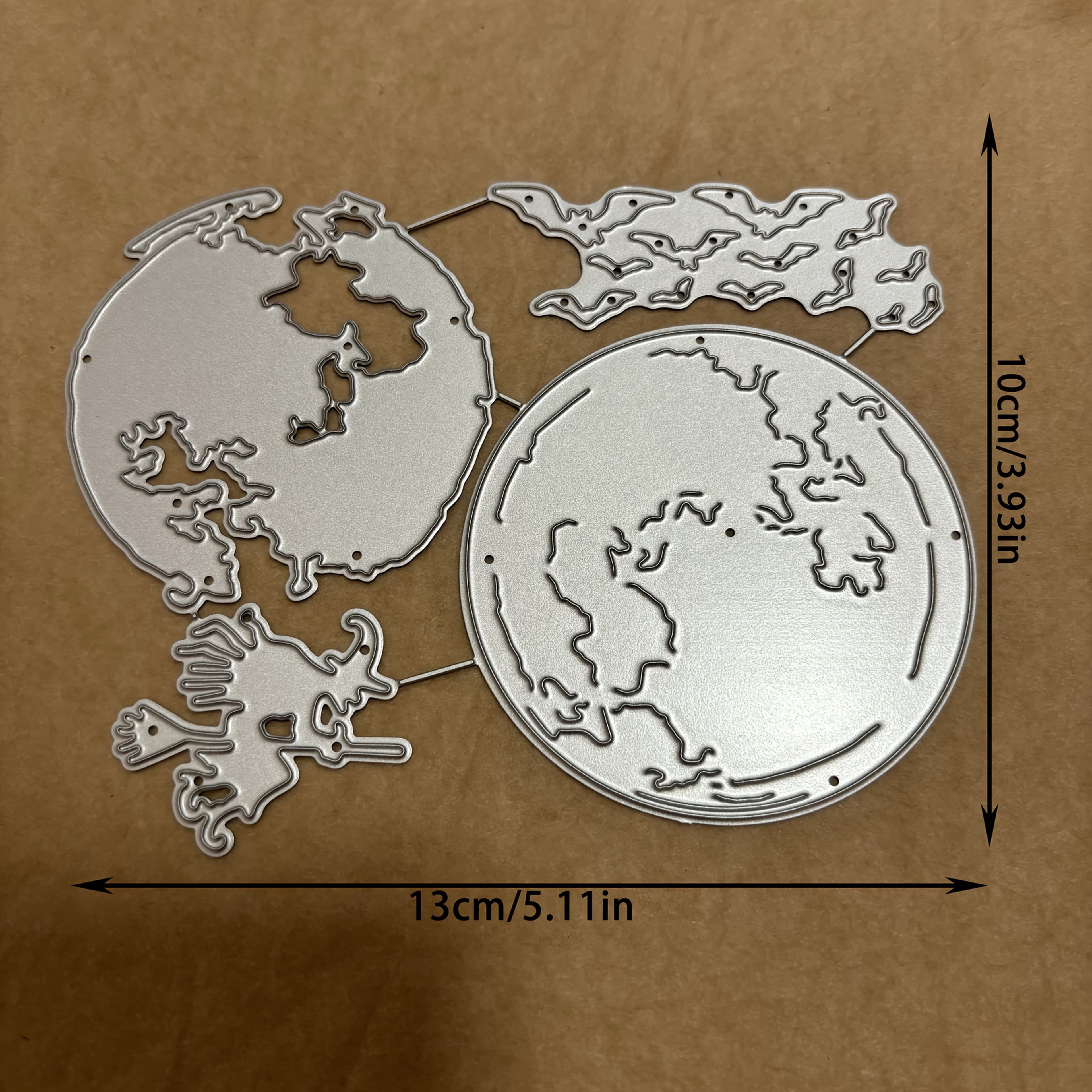TEMU Metal Cutting Die Of A Halloween Witch In Flight, Ideal For Photo Albums, Crafts, Relief Templates, Handmade Cards, And Tools For Making Gift Cards