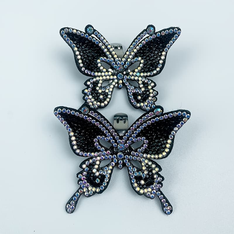 TEMU 2pcs, Detachable Colorful Bow Shoe Clips, Toe Decor Accessories, Versatile Diy, Suitable For Clothing And Other Accessory Decorations