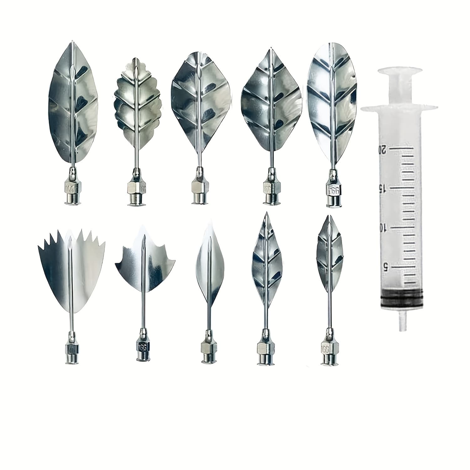 TEMU 11pc Baking Mould Jelly Art Tools 3d Jelly Flower Mold Pudding Piping Cake Piping Nozzle Tools