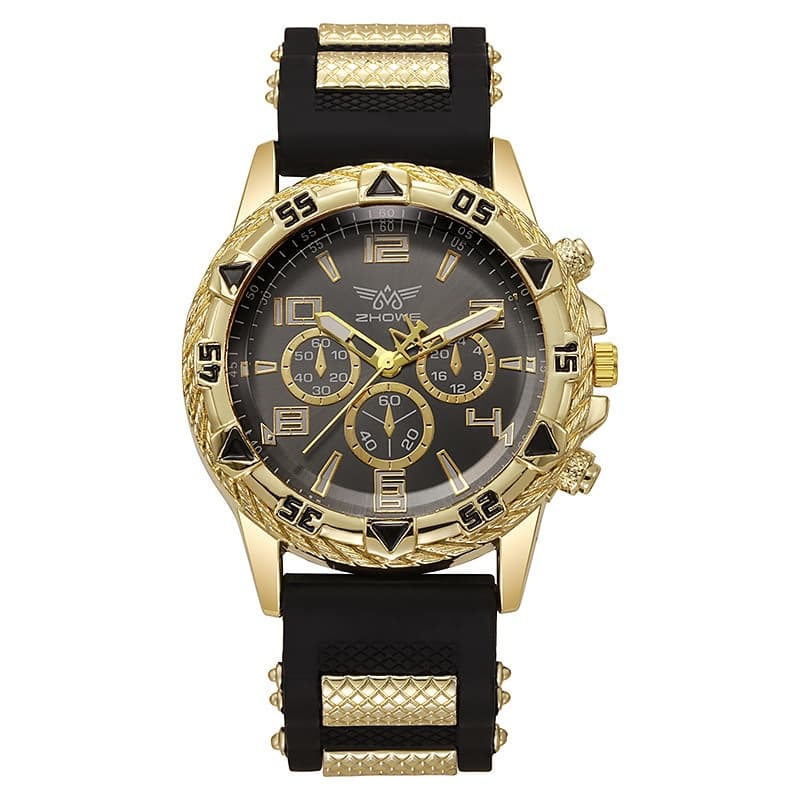 TEMU Stylish Trendy Newest Style Mens Watch, Large-sized Silicone Wristwatch, Elegant And Casual Quartz Men's Clock