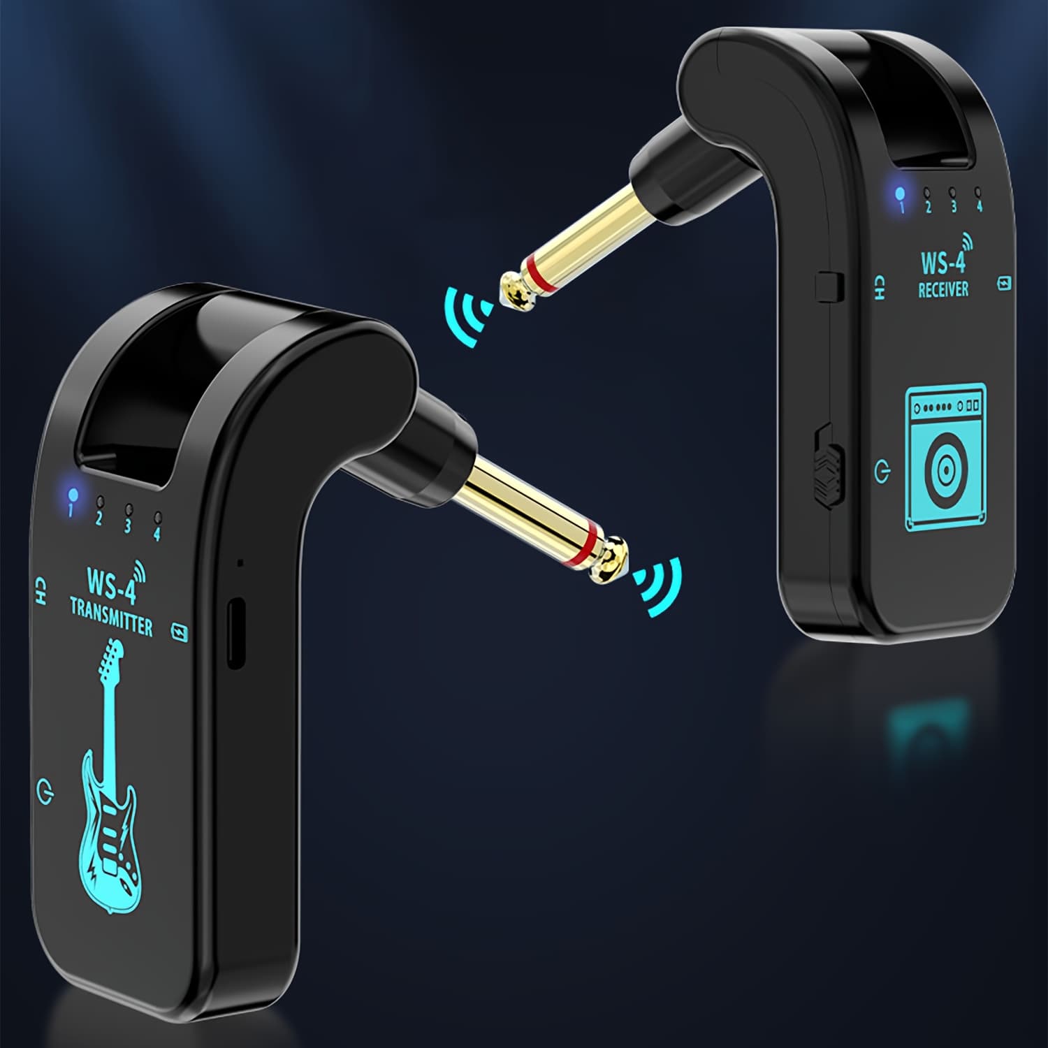 TEMU 2. 4g Wireless Transmission System For Guitar With Wireless Transmitter And Receiver