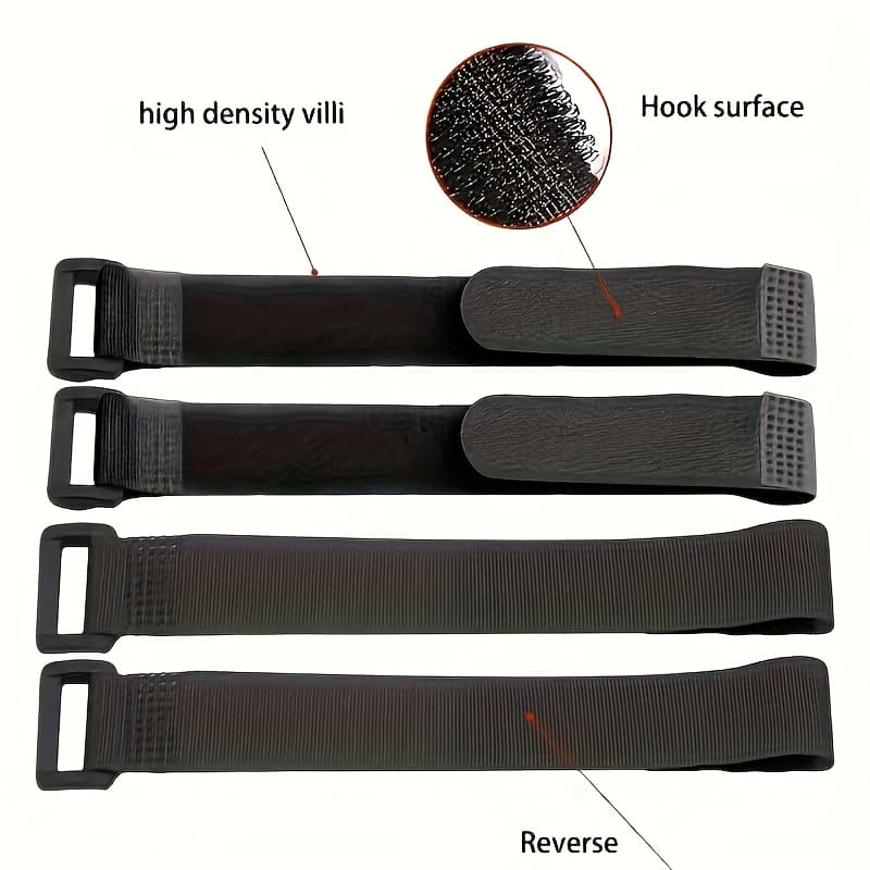 TEMU Pack Of 50 Reusable Nylon Cable Straps With Design - Sturdy And Practical Ties (width 2cm/0.79inch Length 20cm/7.88inch) - Ideal For Cable And Wire Organization - Perfect For Home Use