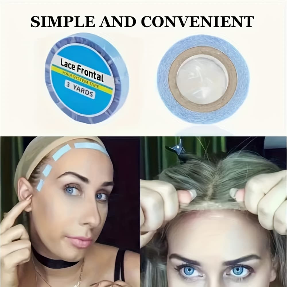 TEMU Inyou Strong Double-sided Adhesive Tape For Lace Front Wig Extension - Quick , Secure Hold, Ideal For Hair Styling & Makeup Application, |secure Hair Extension|durable Adhesive