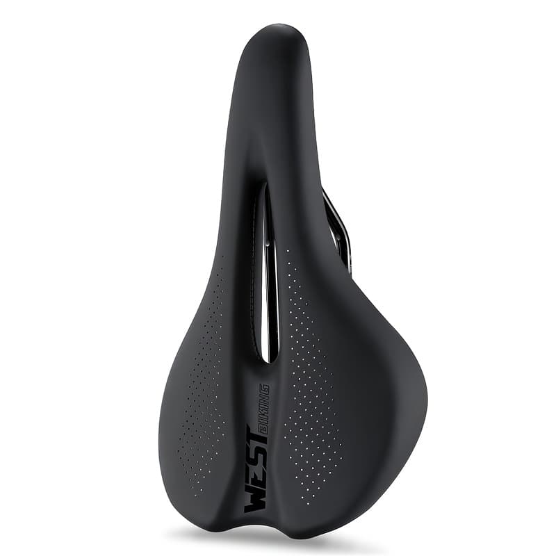 TEMU West Biking Hollow Breathable Bike Comfortable Bicycle Mountain Bike Road Bike For Men And Women Adult Cycling Seat Black 1pc
