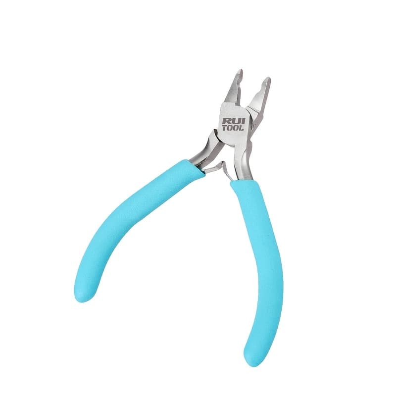 TEMU Single Hole Bead Crimping Pliers High Carbon Steel Non-slip Handle Crimp Pliers Jewelry Making Tool For Diy Necklaces Bracelets Jewelry