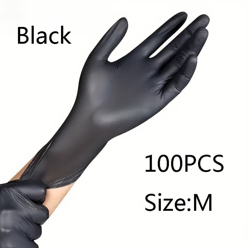 TEMU 100pcs High Quality Disposable , Suitable For Household Dishwashing Cleaning, Coloring, Pets, Daily Household Cleaning, - Non-medical Gloves