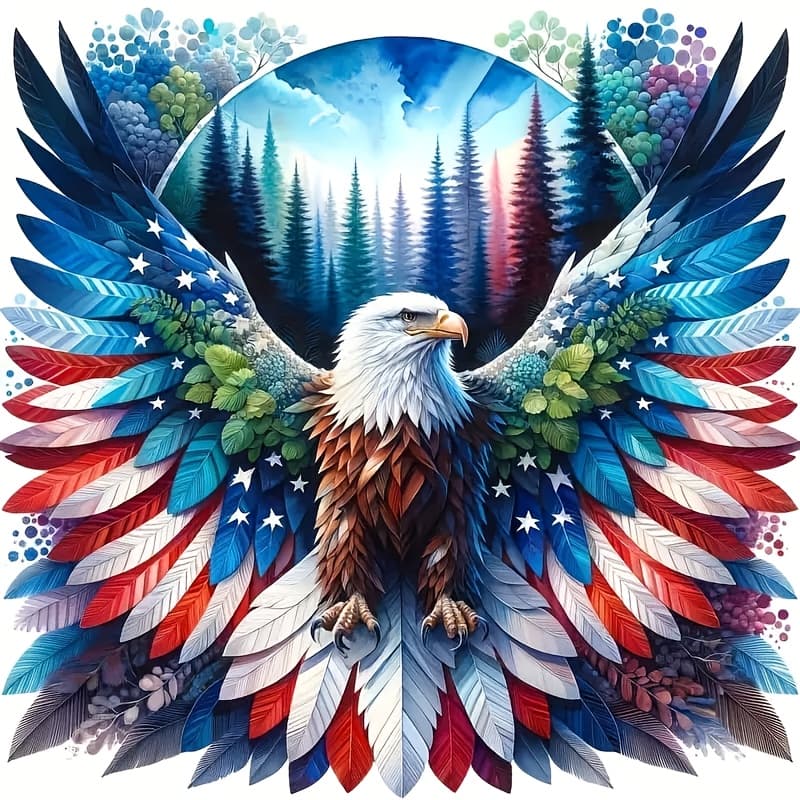 TEMU High-quality Flash Eagle Design Vinyl Sticker, Uv Resistant, Perfect For Car Windows, Laptops, Bottles, Trucks, Phones, Motorcycles, Walls, And Cups