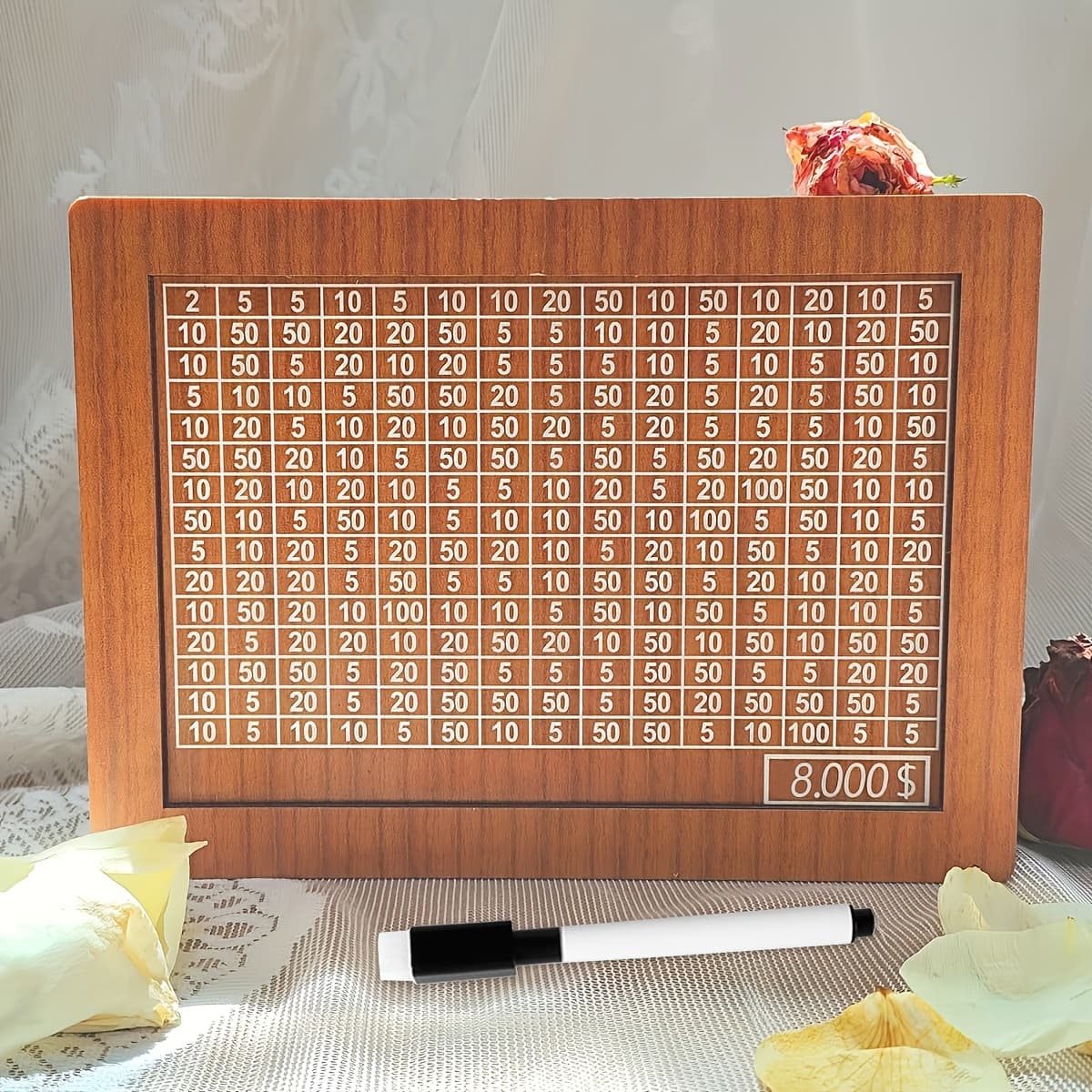 TEMU 10, 000 $ Wooden Money Bank Counter Money Bank Gift Wooden Crafts