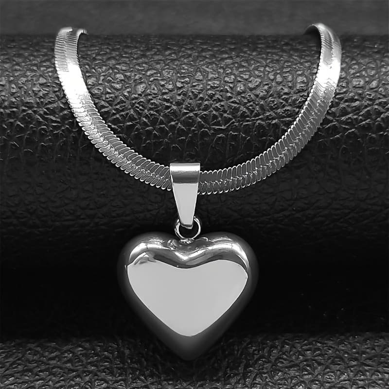 TEMU Fashionable Stainless Pendant Necklace, Gift For Girlfriend, Women's Trendy Accessory