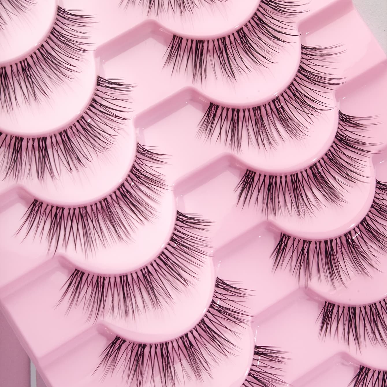TEMU 10 Pairs Natural & Soft Mascara Lashes - 7mm-15mm, Reusable, Beginner-friendly, Dramatic Eye Makeup For Parties & Events, Party Makeup Lashes | Lashes | Curling Lashes, Eyelash Extensions