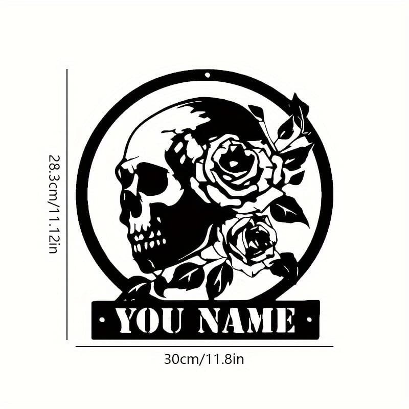 TEMU 1pc Personalized And Wall Art With Custom Name, Gothic Decorative Hanging Sign, Bar Kitchen Coffee Sign, For Living Room Office Decor, Party Decor, Housewarming Gift