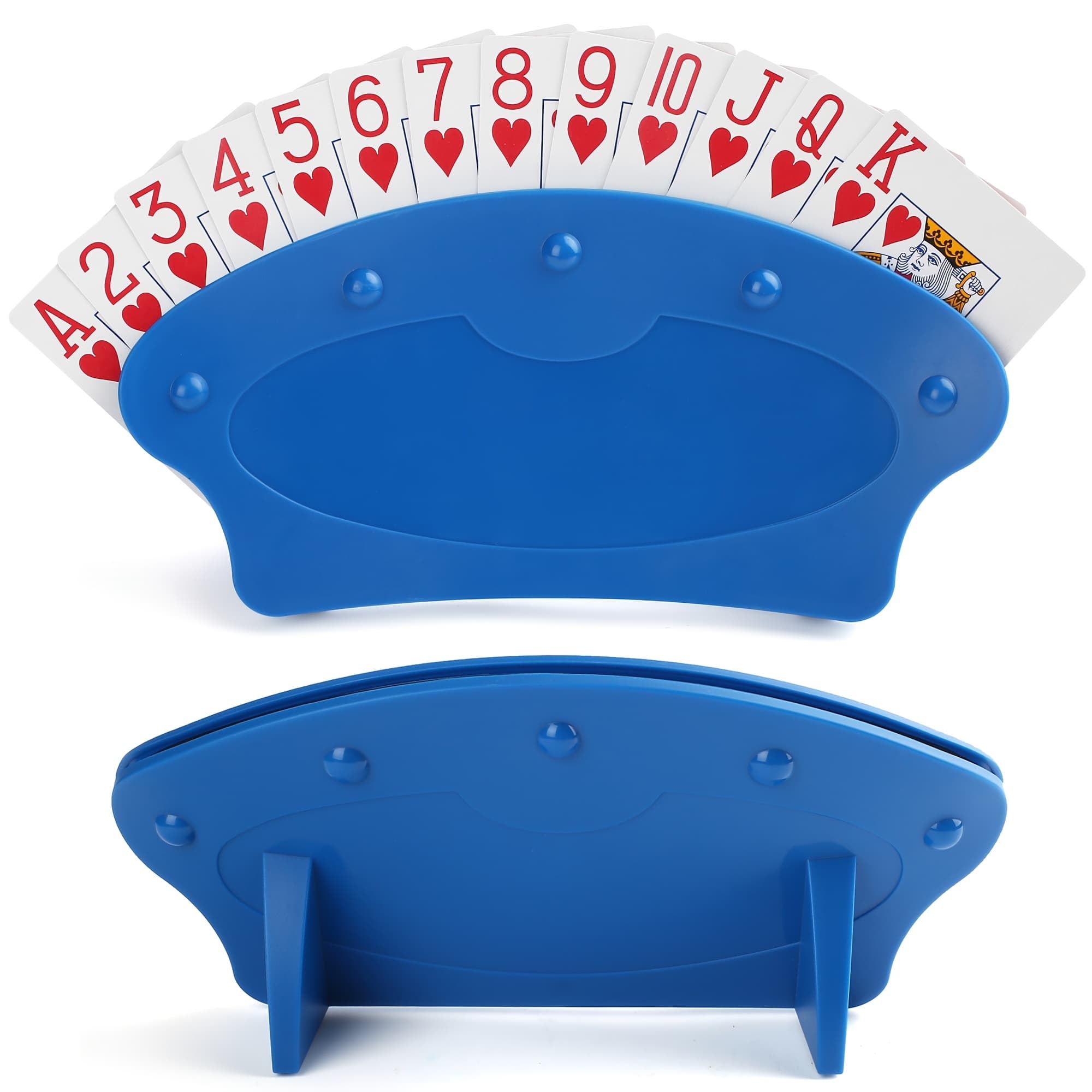 TEMU Pack Of 2/4 Playing Card Holder, Card Rack, Fan Table Playing Cardholders, Playing Card Rack Stand, Perfect For Games & Parties, Christmas Presents Birthday Gifts For Grandparents