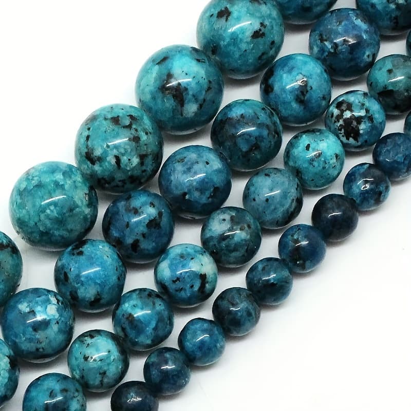 TEMU Unique Round Spacer Beads Made Of Spot Jasper, Perfect For Jewelry Making, Including Bracelets And Necklaces, Suitable As Gifts For Men And Women