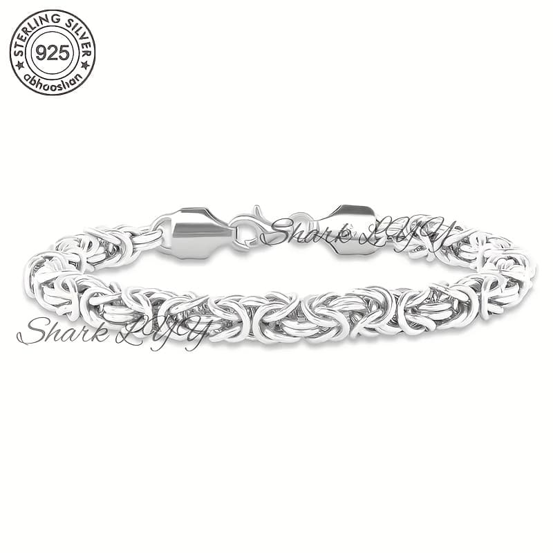 TEMU 925 Rope Bracelet, Women's Jewelry, Handmade, Women's Jewelry, Fashionable, Simple, Casual And Versatile, Very Suitable For Daily And Holiday, Local Warehouse, With Exquisite Boxes