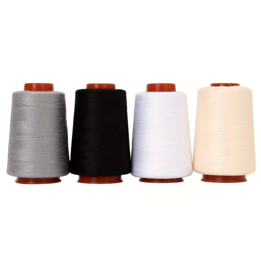 TEMU 4pcs Sewing Thread 800 Yards Small Pagoda 402 High- Special Polyester Denim Thread For Home Hand Sewing