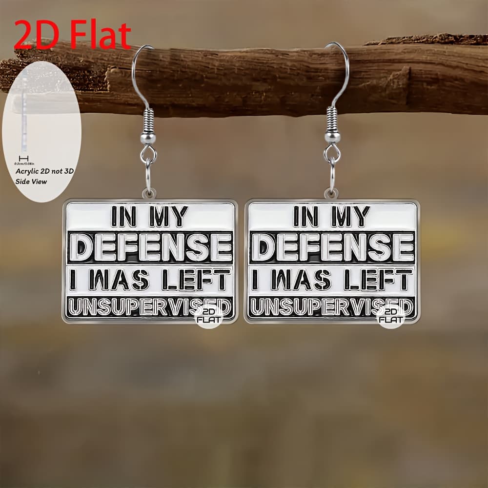 TEMU 2d Flat, 2d Flat Unregulated Pendant Earrings, Fashion Jewelry, Party Gifts, Holiday Gifts For , 2d Flat