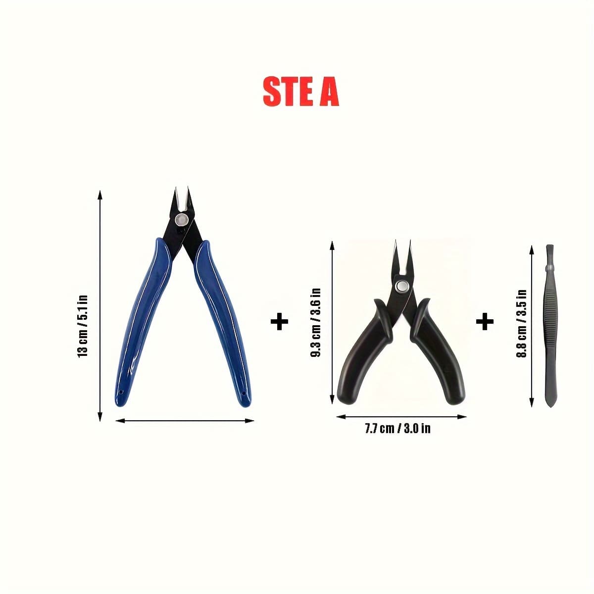 TEMU 3d Metal Model Assembly Kit: Ergonomic Pliers, Tweezers & More - Precision Crafting Tools 14+