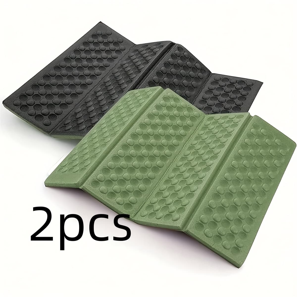TEMU 1pc/2pcs Outdoor Folding Mat, Suitable For Camping And Hiking, Lightweight And Durable, Easy-to-clean Portable Seat Cushion, Available In Multiple Colors