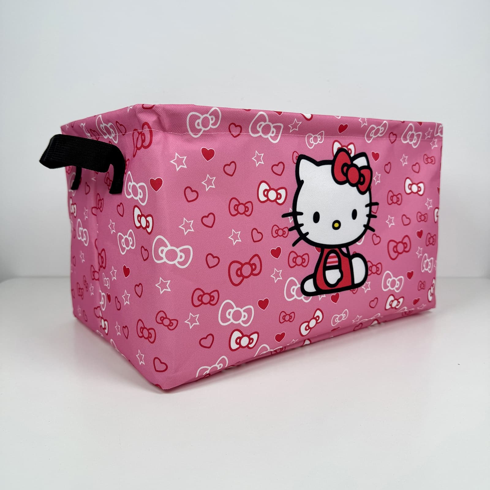 TEMU Storage Baskets Hello Kitty Storage Boxes Home Decor Storage Clothes Organization And Storage Home Decor Storage Official Fan Gifts Birthday Holiday Gift Basket Teacher Basket Book Basket