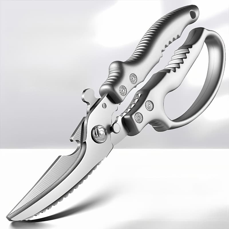 TEMU Bone-breaking Kitchen Shears, Effortless Poultry Shears With Non-slip Handle, Poultry, Fish, And Shrimp Tool, Essential For Home Kitchens, Turkey Shears For Christmas