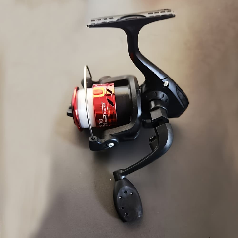 TEMU 1pc Ultralight Fishing Reel Gear Ratio 5.2:1 Spinning Reel With 2362.2inch Fishing Line Portable Angling Supplies