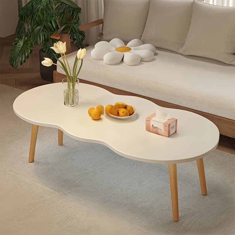 TEMU Mid-century Modern Coffee Table, Feature Coffee Table , Suitable For Table Of The Living Room And Cottage, Home Office, Easy To Assemble