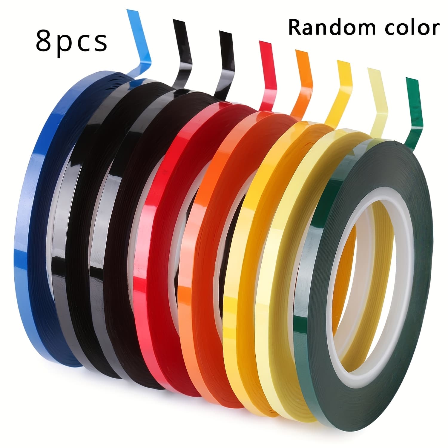 TEMU Whiteboard Tape, Assorted Colors, Thin Tape For Dry Erase Boards, Whiteboard Additions, Dry Erase Board Additions, , , Grid Tape, Whiteboard Tape Line, Random Style