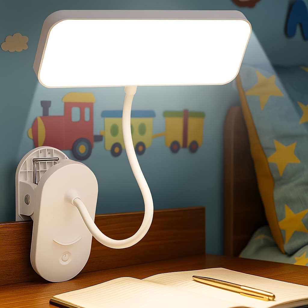 TEMU Flexible Gooseneck Desk Lamp With 3 Lighting And 3 Brightness Levels. Head Rotated 360°. Led Study Desk Lamp Is Dimmable. Office, Study And Reading Desk Lamp.