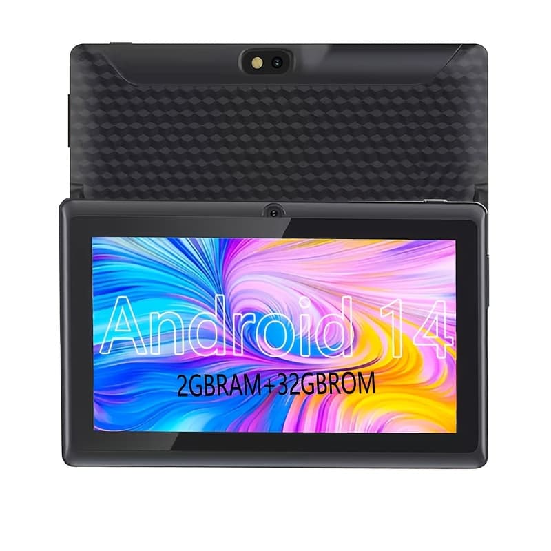 TEMU 7-inch 14 Tablet, 2gb + 32gb Rom, Expandable Up To 512gb, 5g Wifi, 1280x800 Hd Touchscreen, 2mp + 8mp Dual Camera Tablet