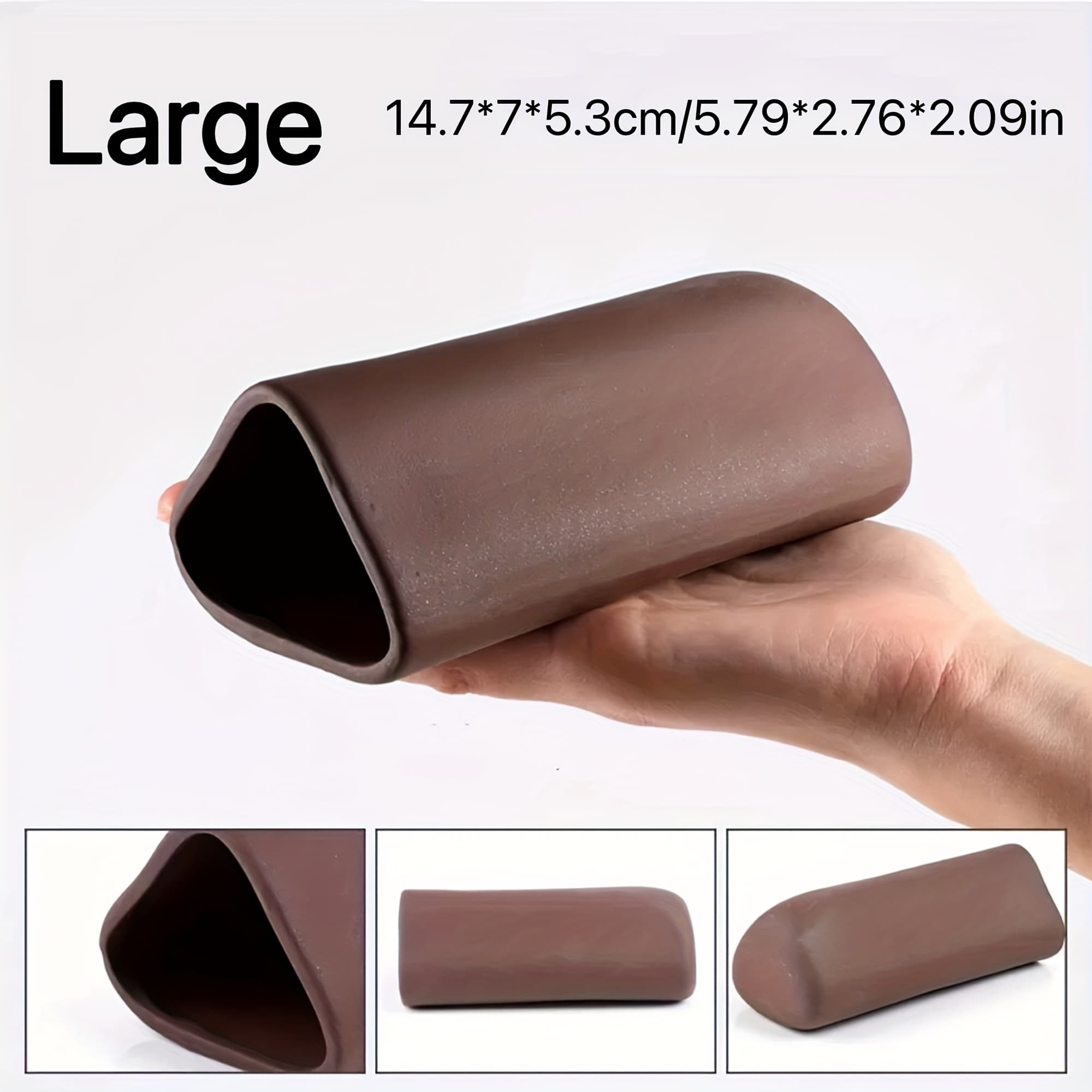 TEMU Ceramic Aquarium Cave- Aquarium Decoration Additions- Ideal Habitat, Breeding Tubes And Hiding Places For Shrimp And Small Fish- Helps Reduce Stress And Spawning- Brown Shelter For Fish Tanks