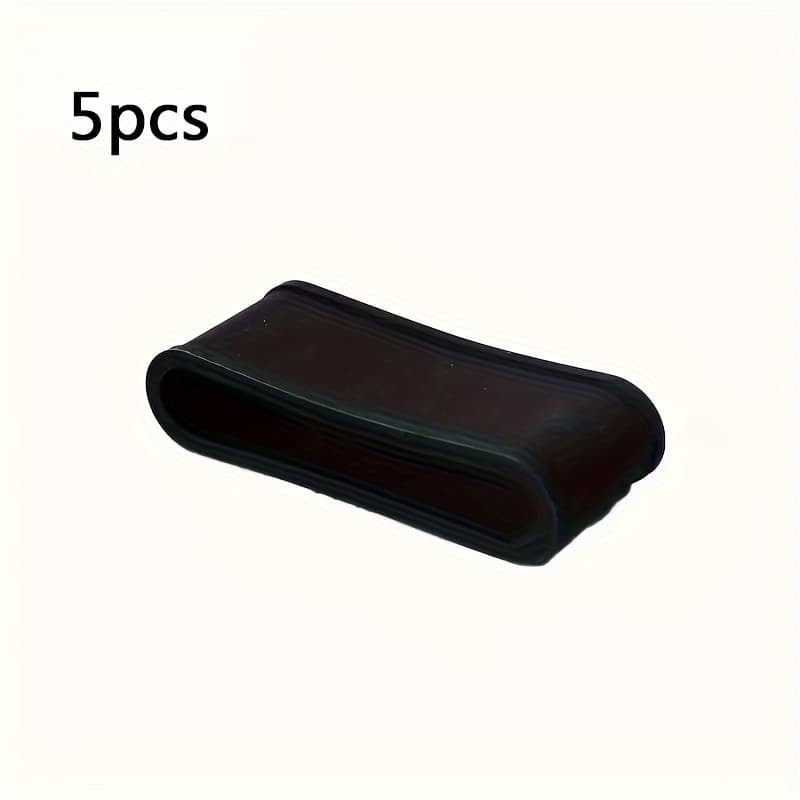 TEMU 5pcs Elastic Anti-slip Rings - Durable And Sweat-proof - Suitable For Tennis Rackets And Grips - Handle
