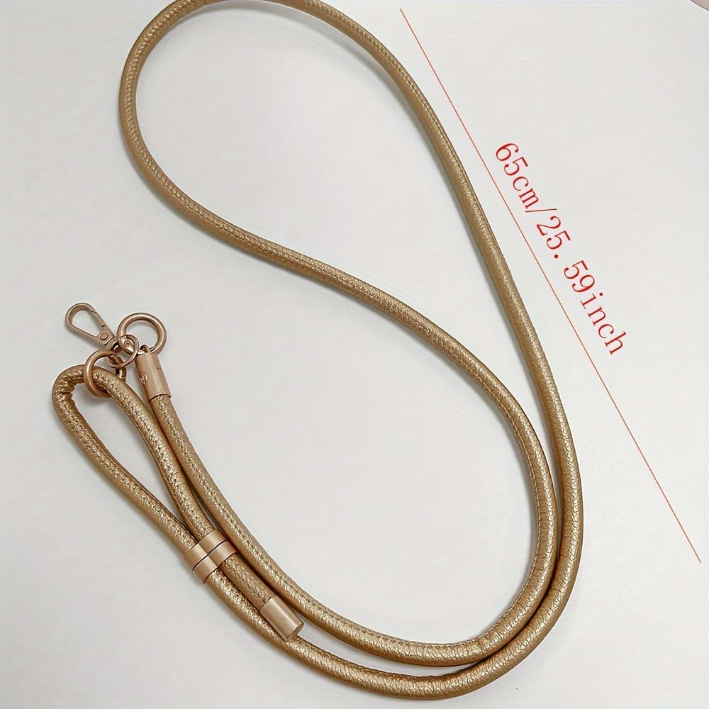 TEMU Leather Phone Lanyard Neck Hanging Crossbody Can Retractable Adjustable Outdoor Universal Phone Case Sturdy And Durable Couple