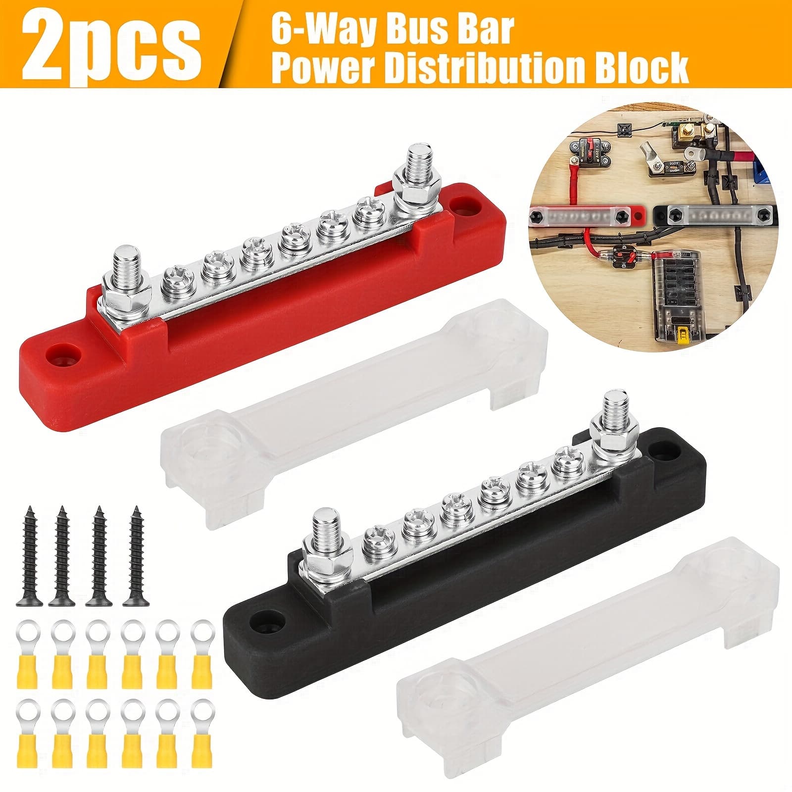 TEMU Red/black A353820 - 12 Pins - 2pcs