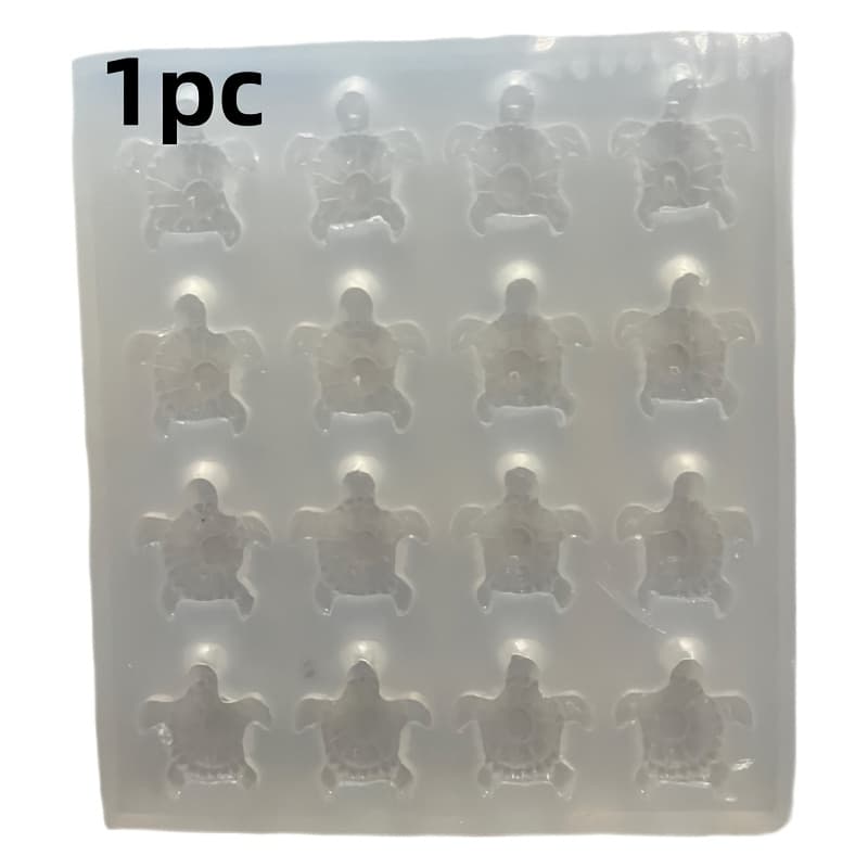 TEMU 1pc Turtle Silicone Mold, Ideal For Additions For Phone Cases, Bag Charms, And Keychain Decorations, As Well As For Resin Casting