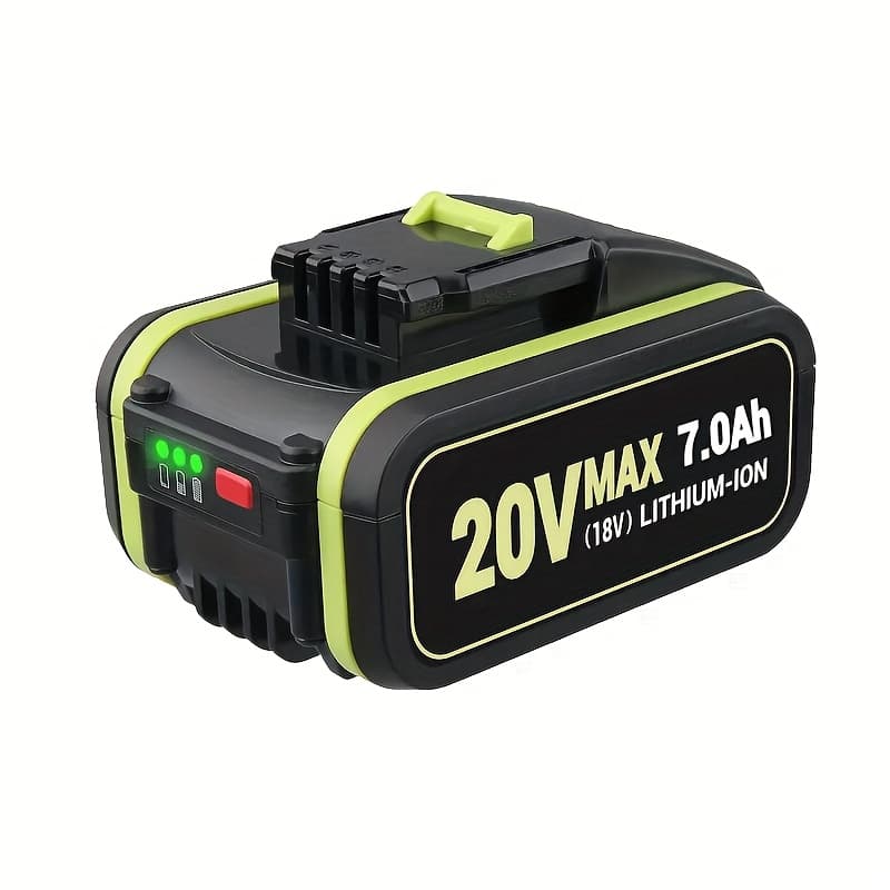 TEMU 5.5ah/7.0ah 20v Lithium-ion Battery For Wxl1810a Wa3551 Wa3551.1 Wa3553 Wa3553.1 Wa3553.2