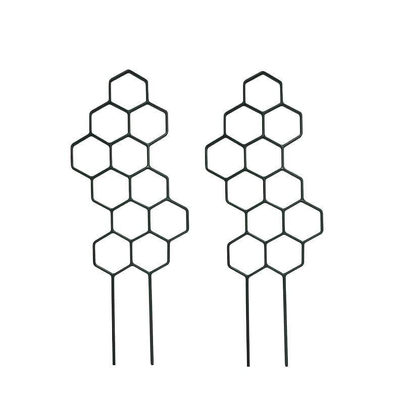 TEMU 2pcs 38x15cm Honeycomb Plant Climbing Frame, Support, For Potted Vines And Flowers, Space-saving Indoor Outdoor Gardening Support