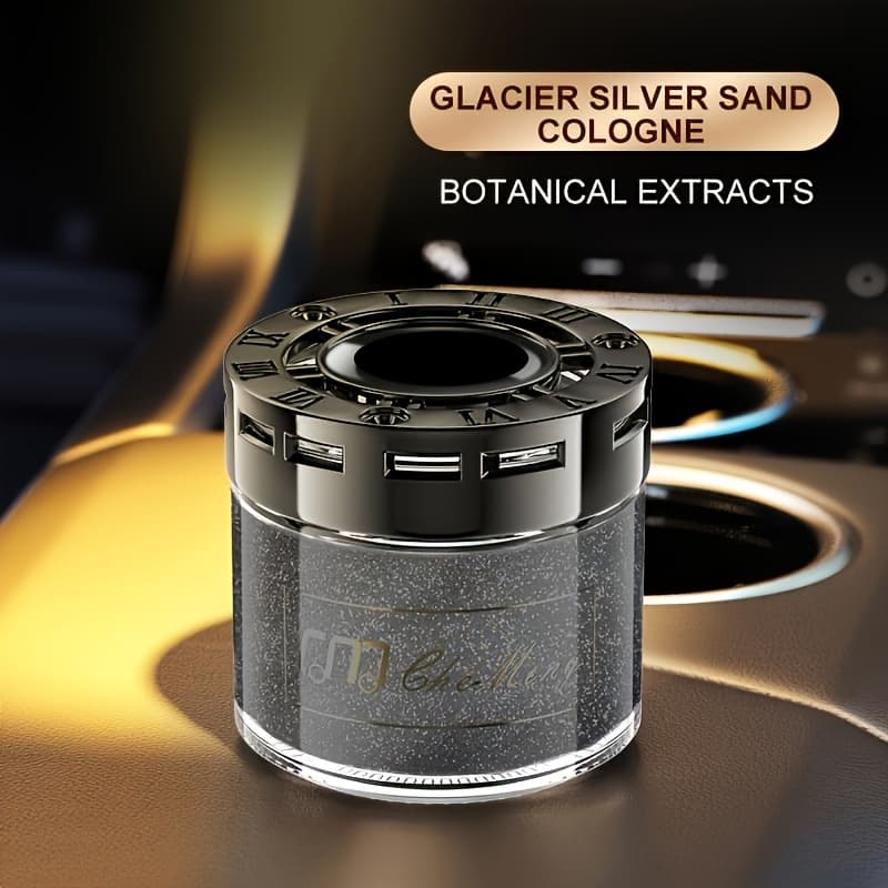 TEMU Deluxe Cologne Car Air Freshener - Long-lasting Solid Perfume For Men And Women, Perfect In-car Additions