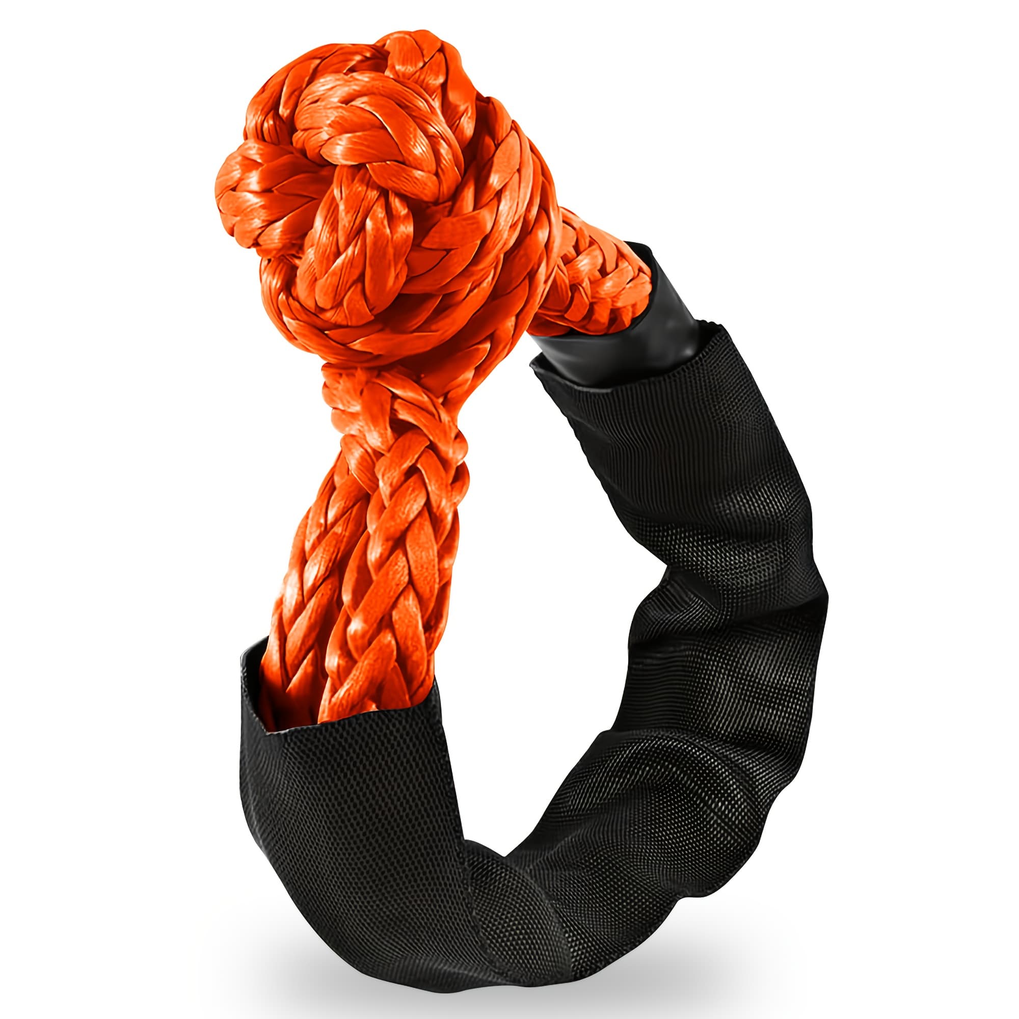 TEMU Synthetic Soft Shackle Rope, 56000 Lbs Breaking Strength With Protective Sleeve, Heavy Duty Tow Shackles For Off-road, Truck, , Suv, Utv, Atv