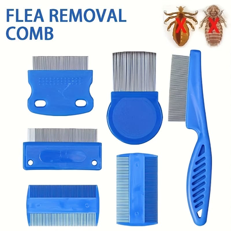 TEMU 6pcs Pullover Comb Removes Eggs, Long-lasting Non-deforming Comb, Head Comb, Comb